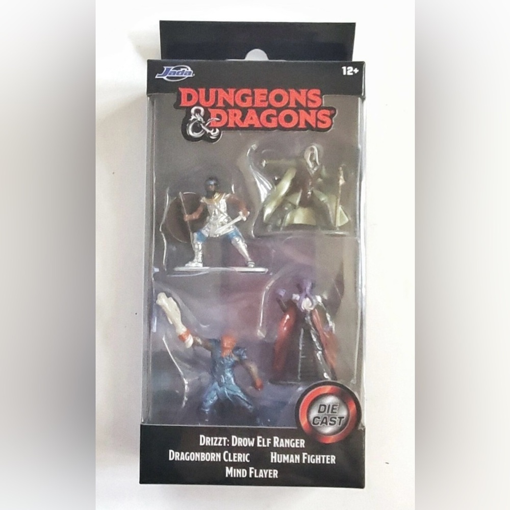 DUNGEONS & DRAGONS DIE CAST FIGURINES DRIZZT MIND FLAYER